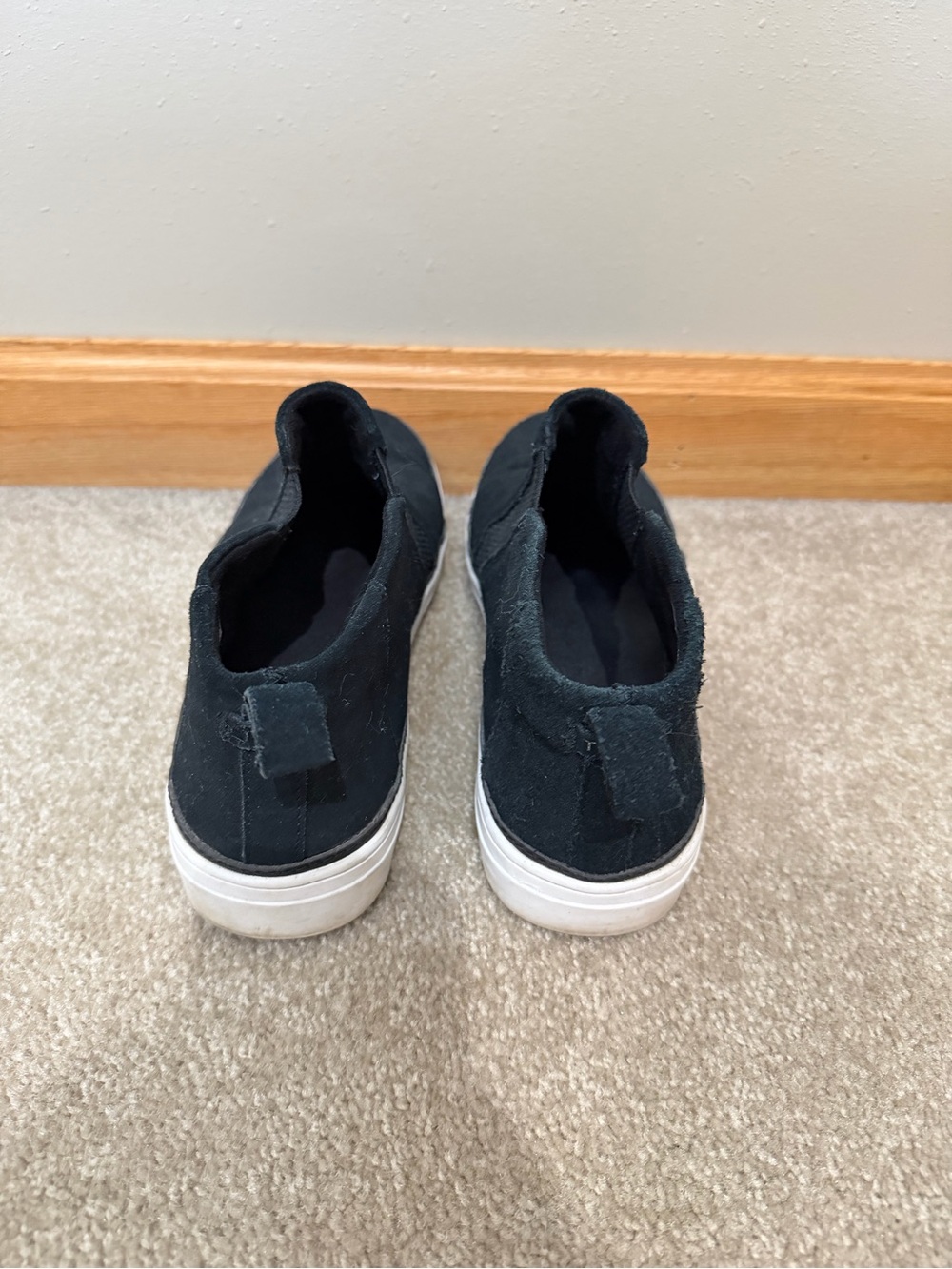 TOMS Bryce Suede Sneaker Booties Black Chelsea Ankle Boots Slip On Women Size 10 - Picture 4 of 8